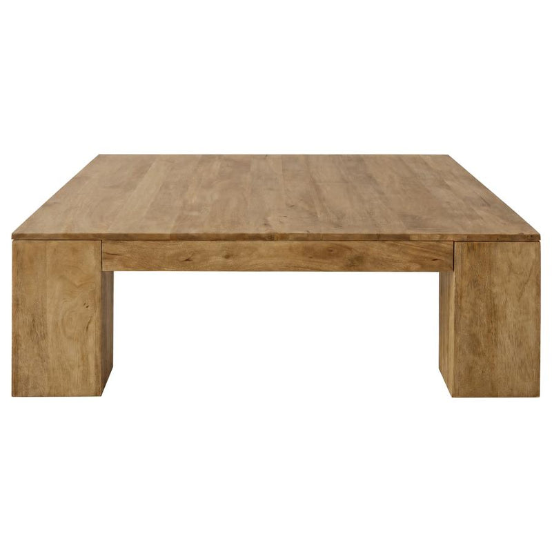 Butte Square Mango Wood Coffee Table Natural