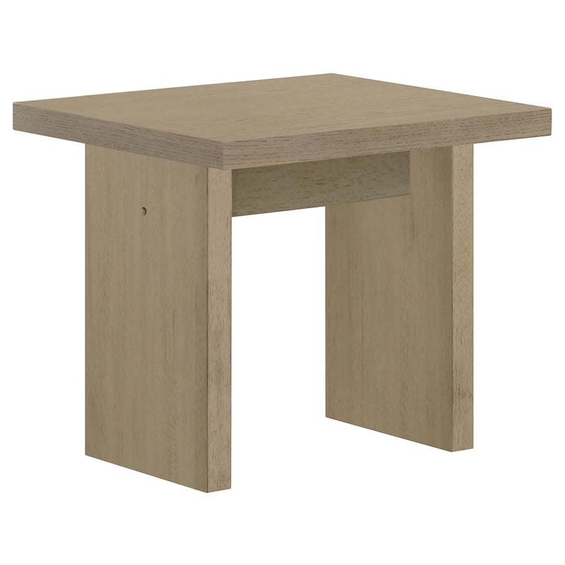 Mesa Auxiliar/Mesa de Centro Ocasional Decker Square Roble Natural