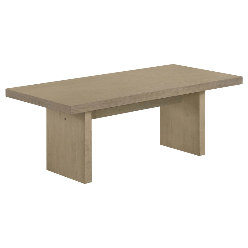 Mesa de centro rectangular Decker de 47 pulgadas de roble natural