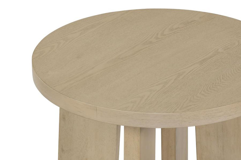 Strouse Contemporary Round End Table in