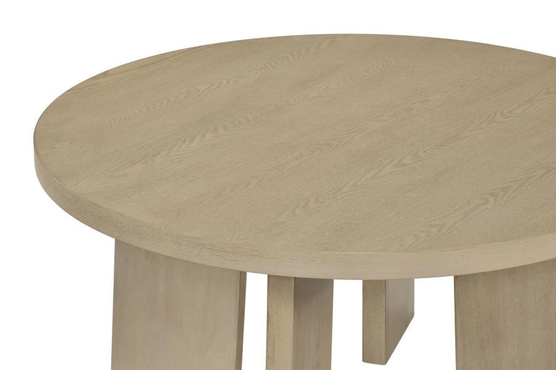 Strouse Contemporary Round Coffee Table in