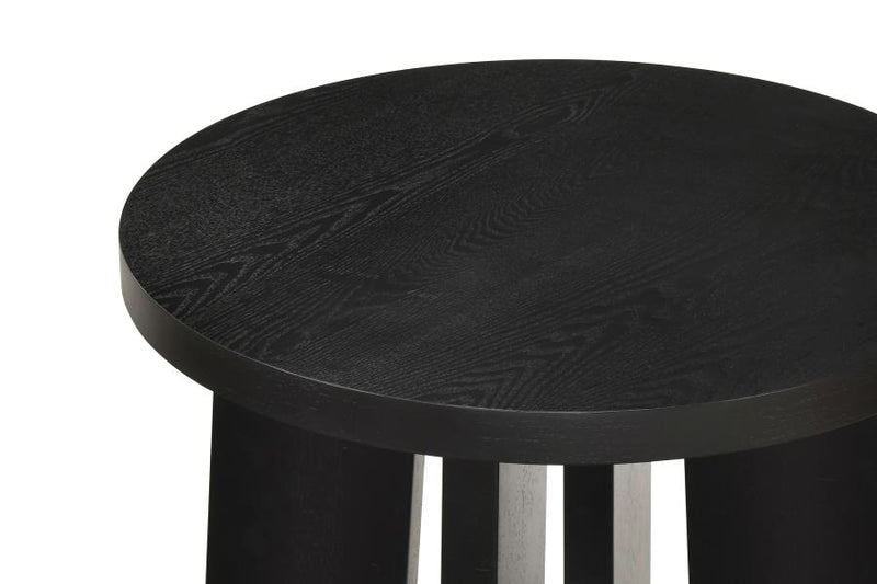 Strouse Contemporary Round End Table in