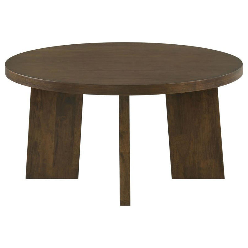 Strouse Contemporary Round Coffee Table in