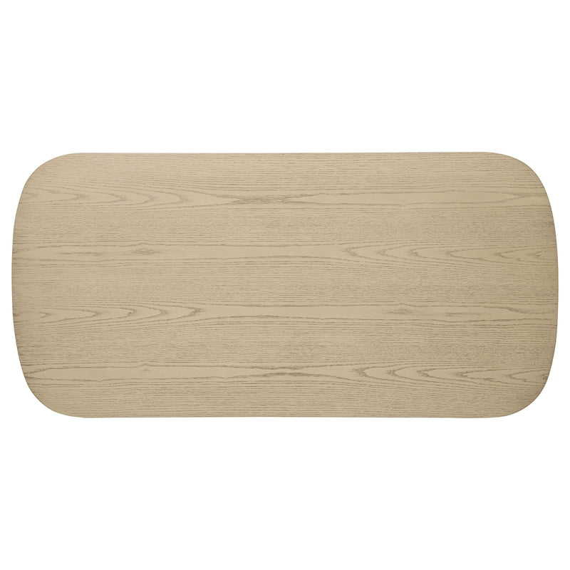 Mesa de centro rectangular Kailani Coastal, roble beige
