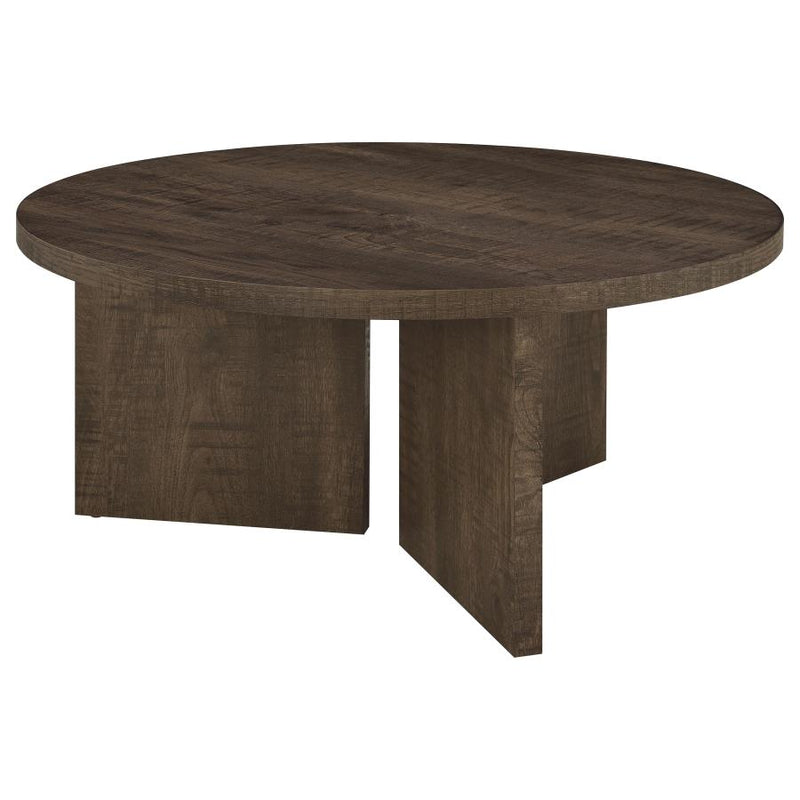 Aragon Round Panel Base Coffee Table