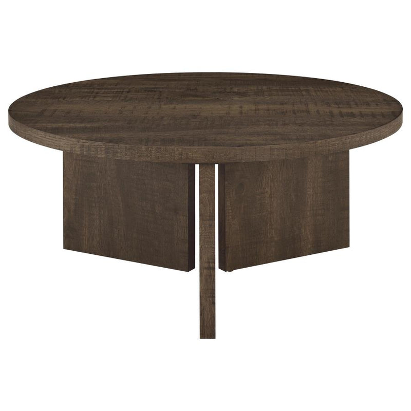 Aragon Round Panel Base Coffee Table