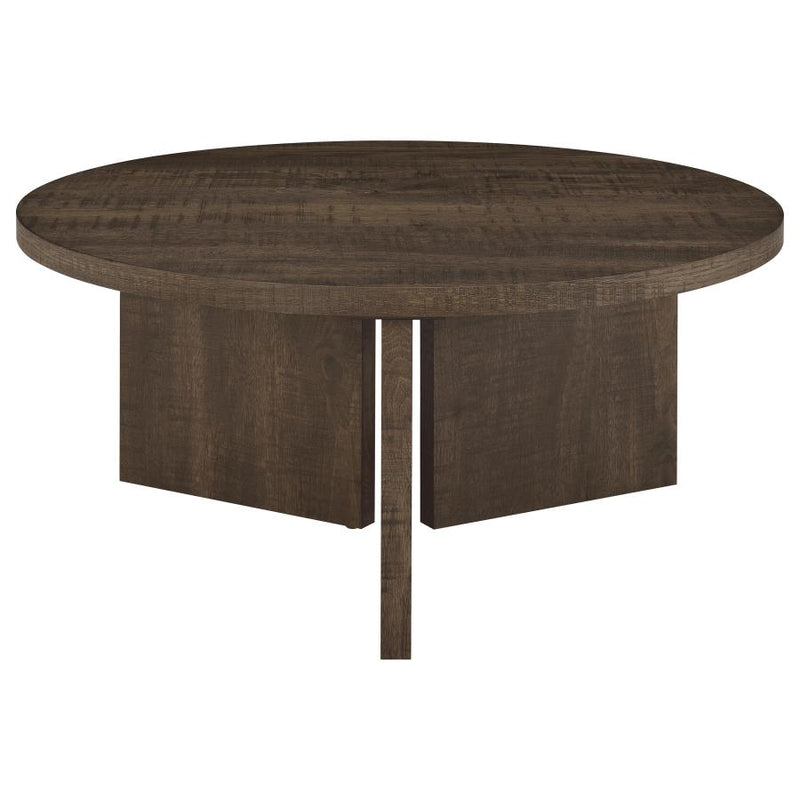 Aragon Round Panel Base Coffee Table