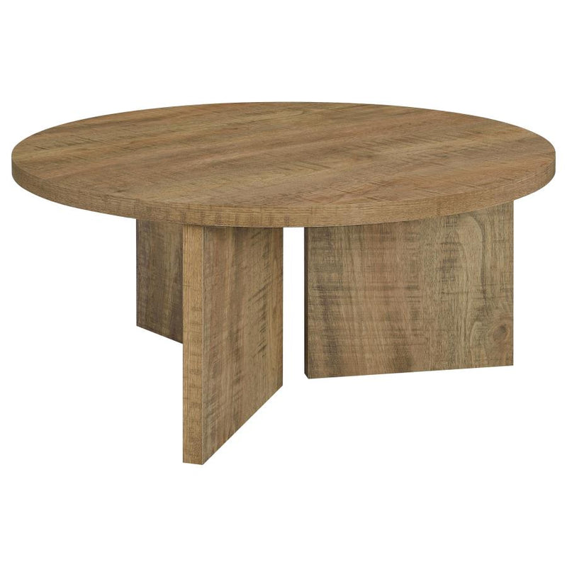 Aragon Round Panel Base Coffee Table