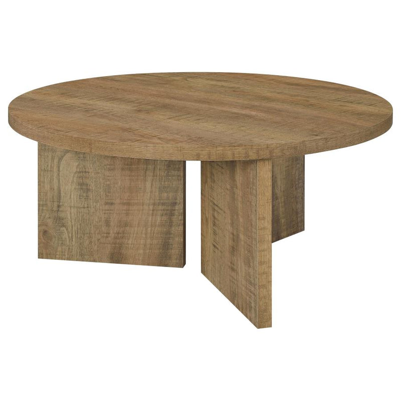 Aragon Round Panel Base Coffee Table