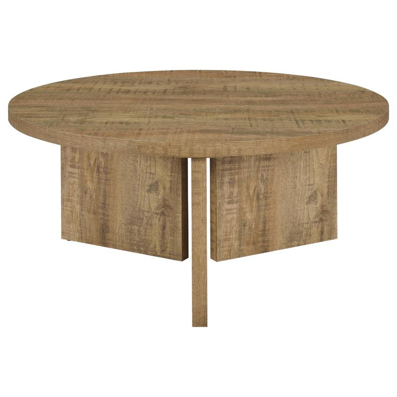 Aragon Round Panel Base Coffee Table
