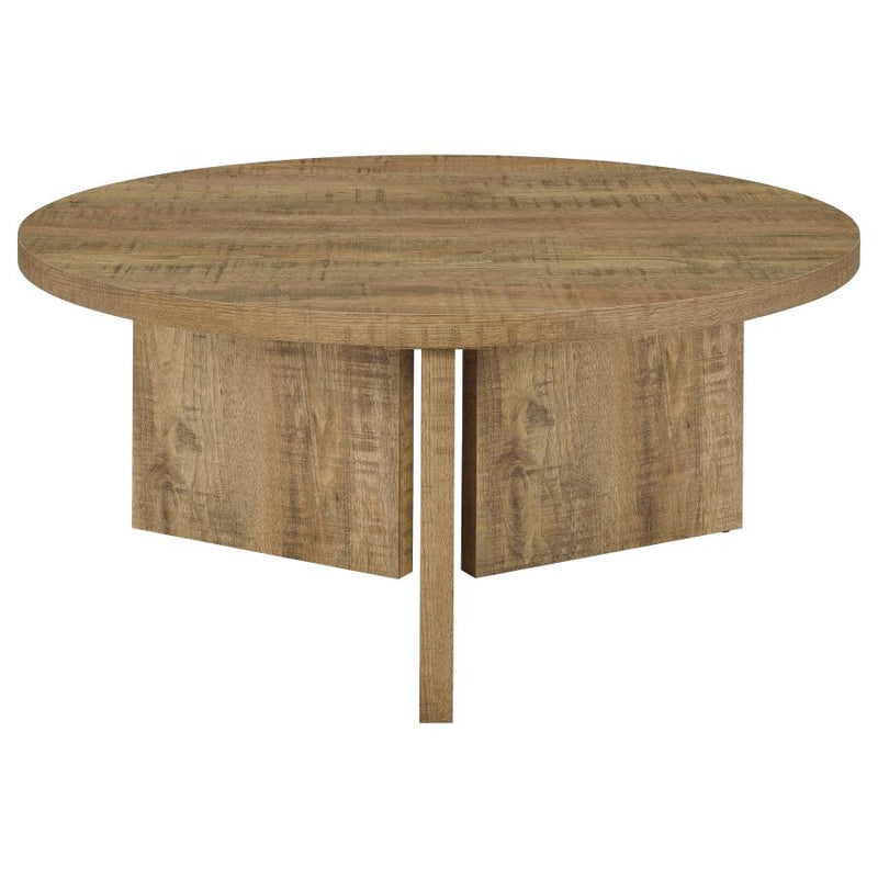 Aragon Round Panel Base Coffee Table