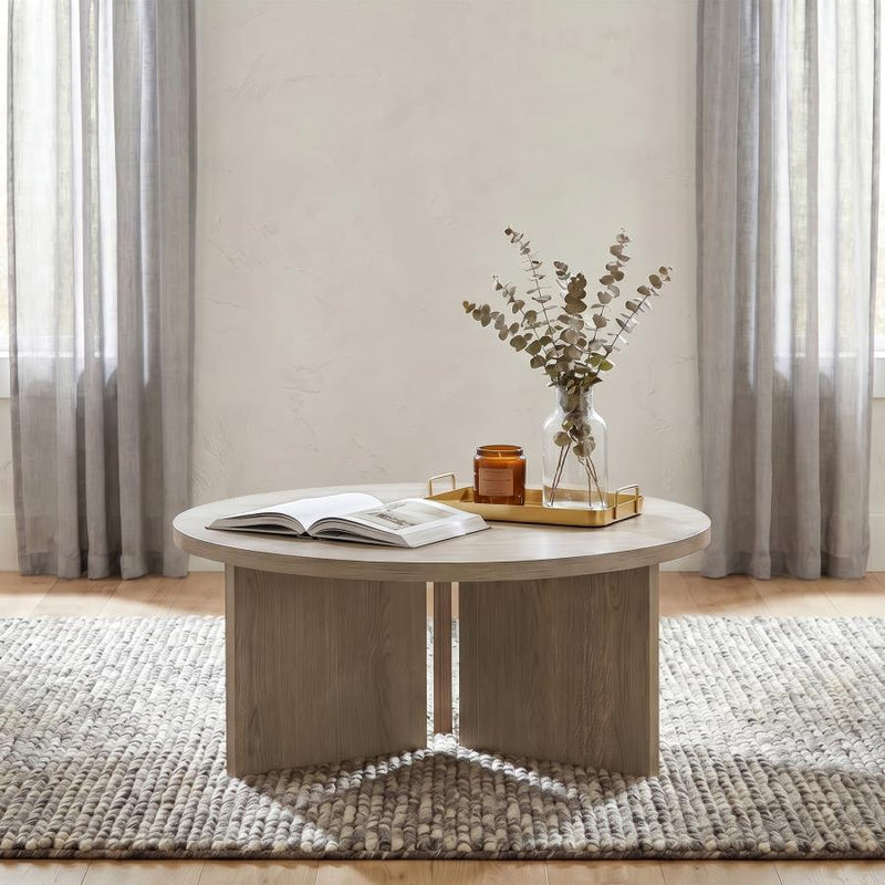 Aragon Round Panel Base Coffee Table