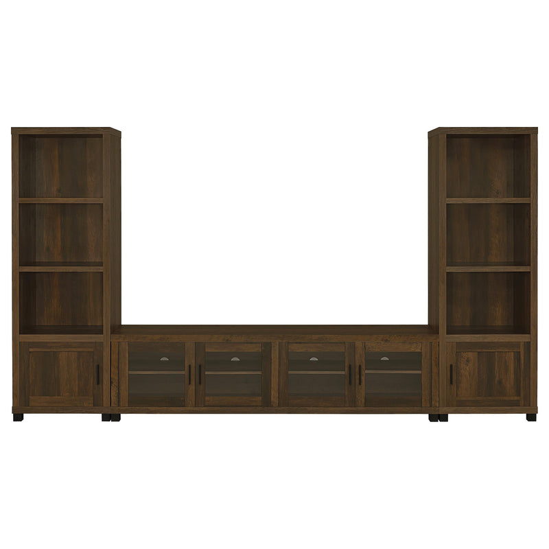 Sachin 3-shelf Engineered Wood Media Tower