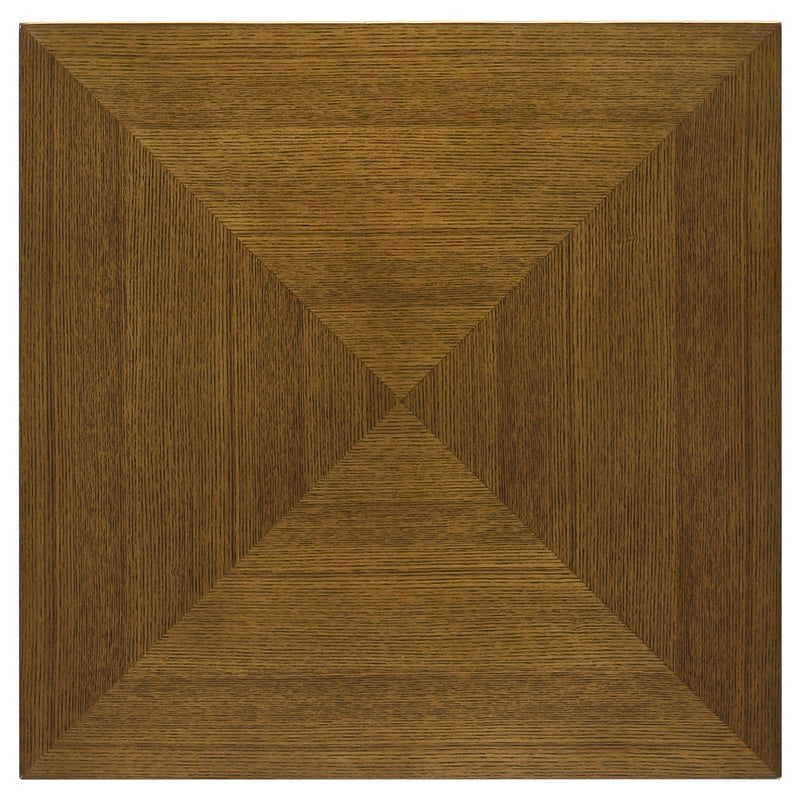 Mesa auxiliar de madera Westerly Square, color nogal