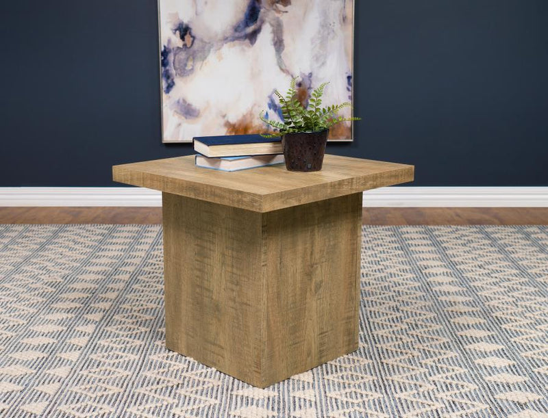 Mesa auxiliar de madera de ingeniería Devar Square