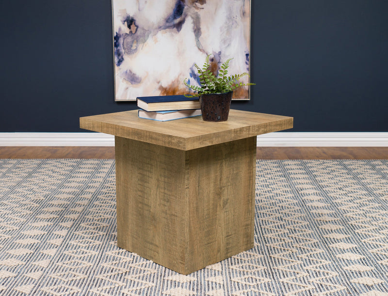 Mesa auxiliar de madera de ingeniería Devar Square