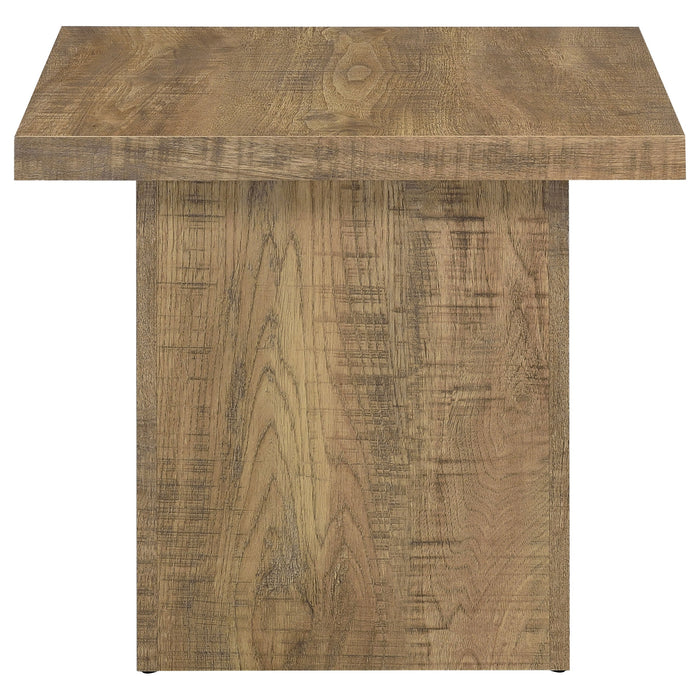 Devar Square Engineered Wood End Table Mango