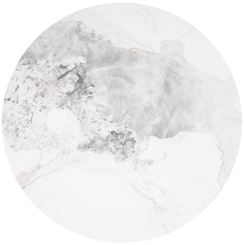 Rowena Coffee and End Table Set Faux Marble