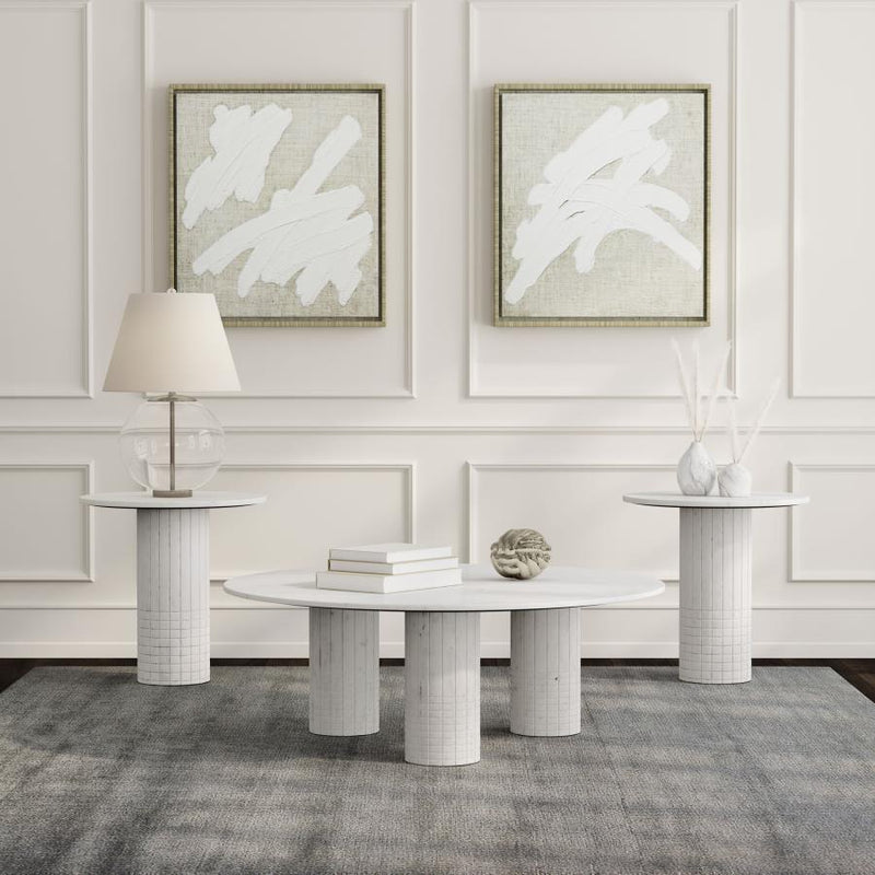 Astoria Marble Coffee and End Table Set