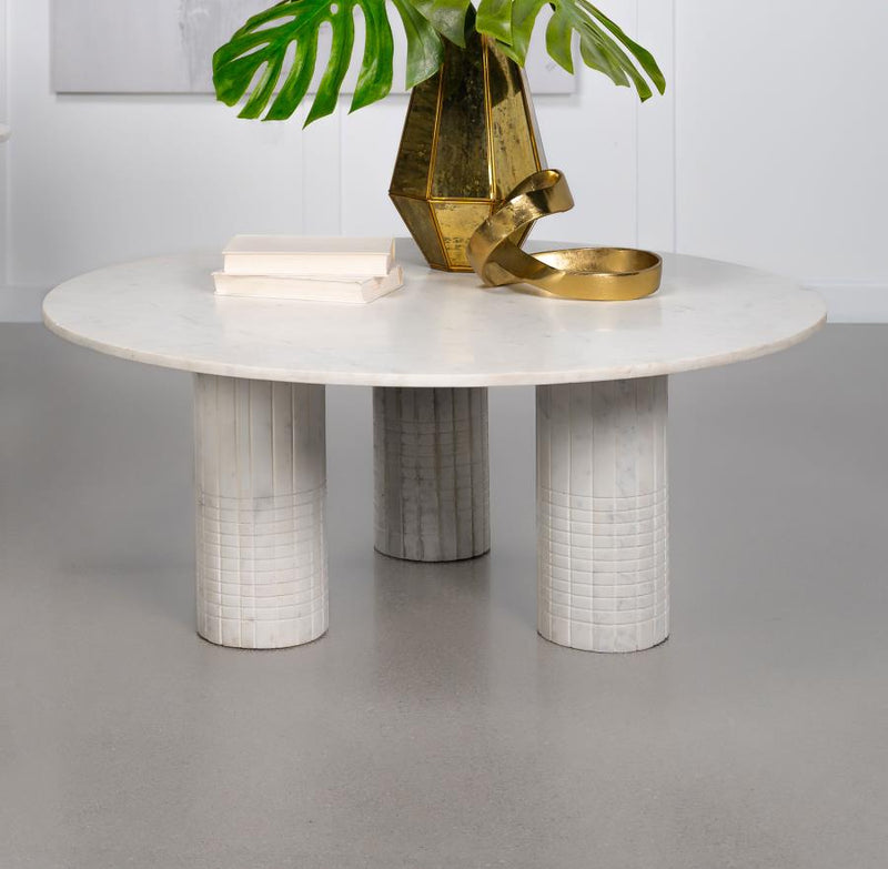 Astoria Round Genuine Marble Coffee Table
