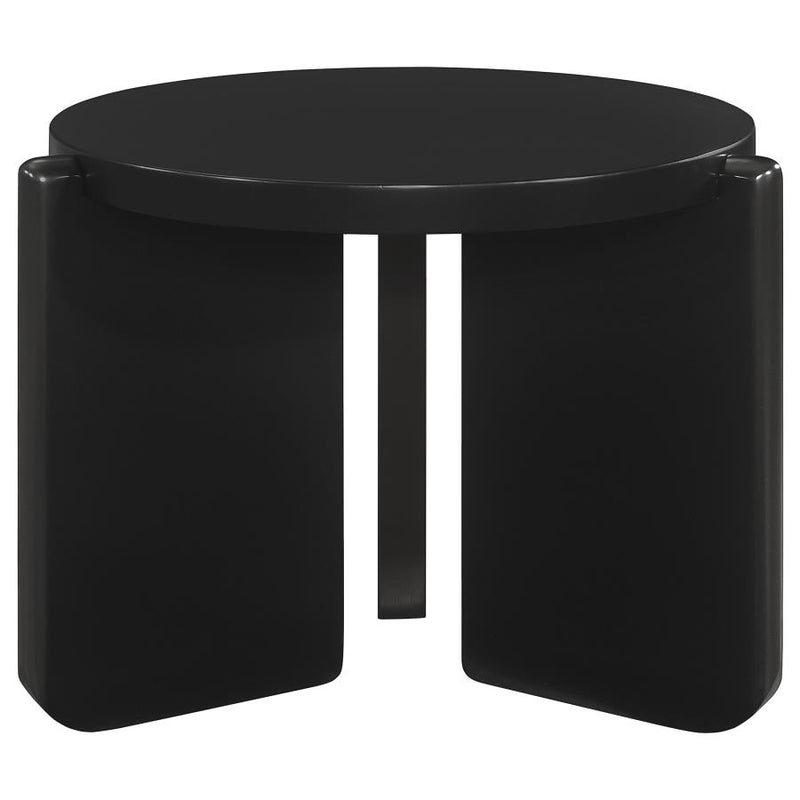 Cordova Round Solid Wood End Table