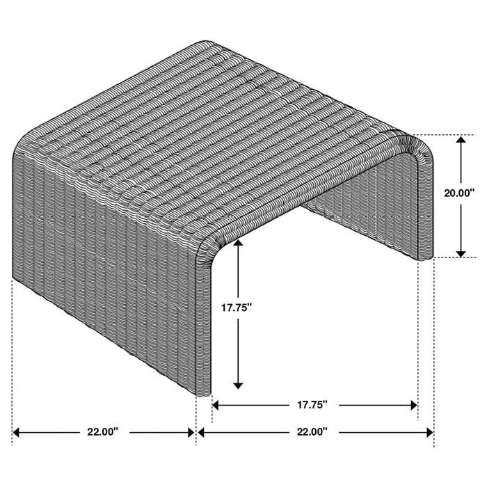 Cahya Rattan Coffee and End Table Set