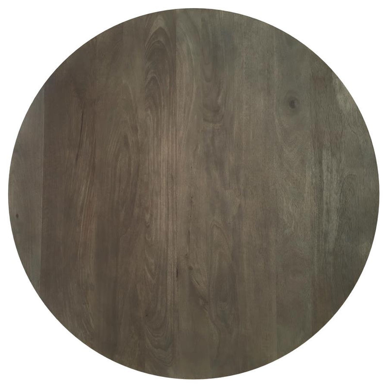 Kinkaid Round Solid Mango Wood Coffee Table