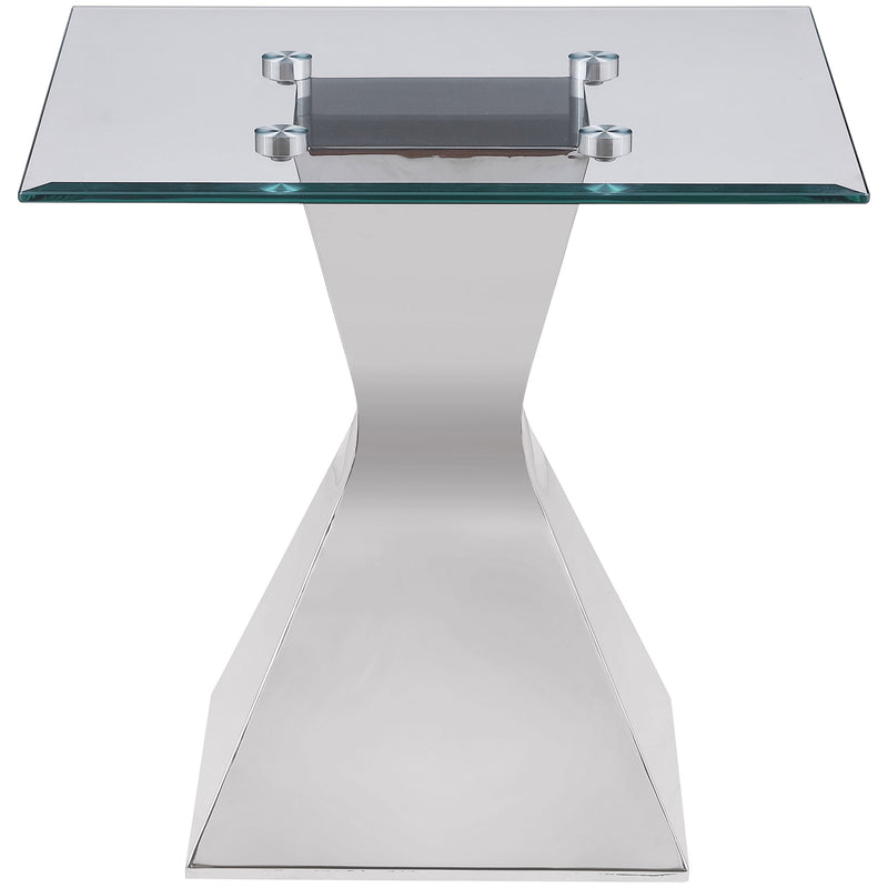 Jenny Rectangular Coffee and End Table Set Chrome