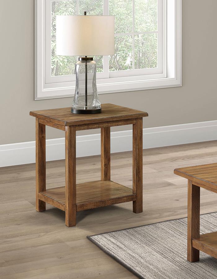 Mesa auxiliar Payne Wood con estante