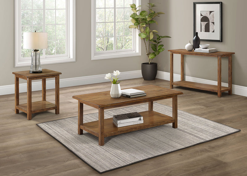 Mesa auxiliar Payne Wood con estante