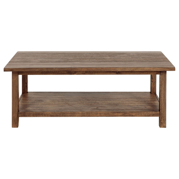 Payne  Coffee and 1-drawer End Table Set Brown
