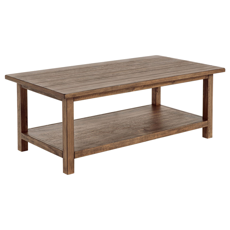 Payne Wood Coffee Table with Shelf