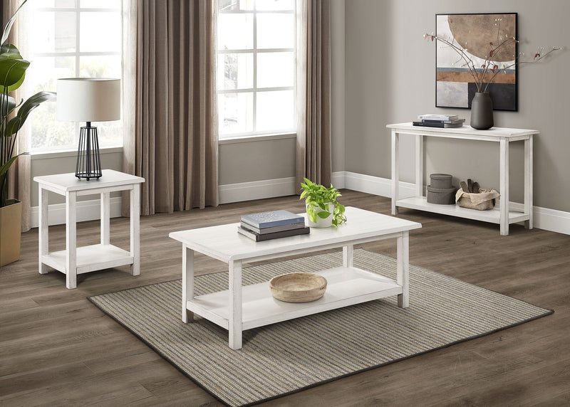 Mesa auxiliar Payne Wood con estante
