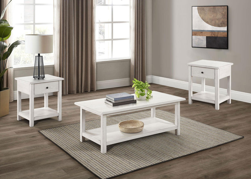 Payne Coffee and 1-drawer End Table Set