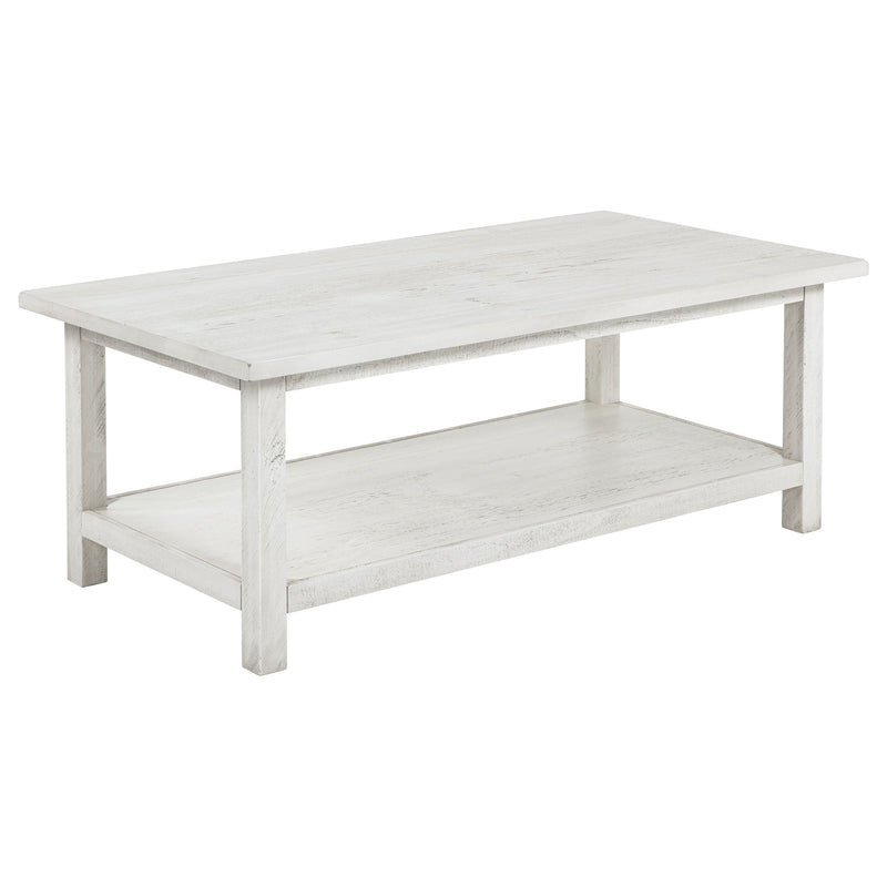 Payne Wood Coffee Table with Shelf