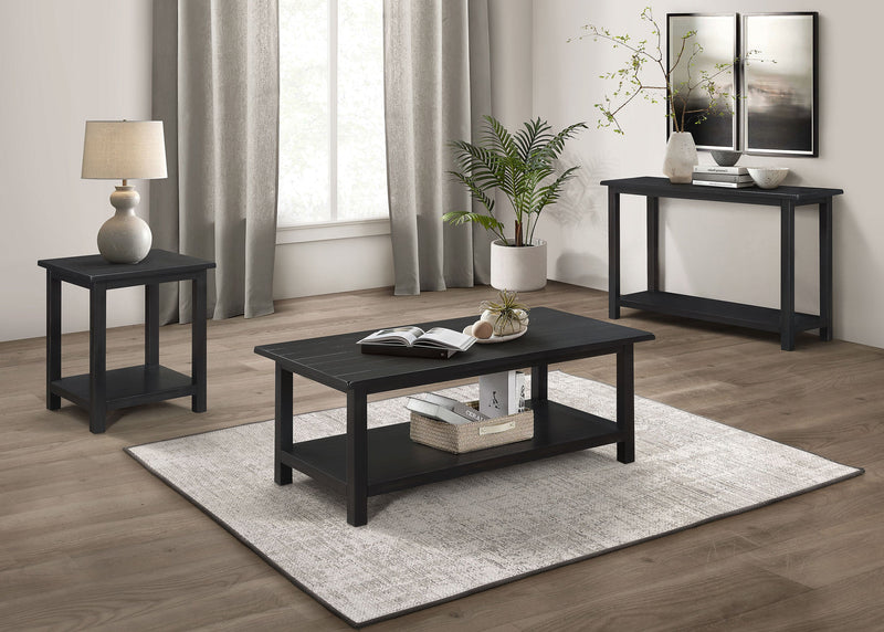 Mesa auxiliar Payne Wood con estante