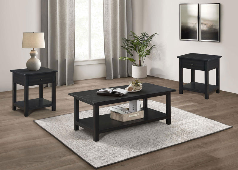 Payne Coffee and 1-drawer End Table Set