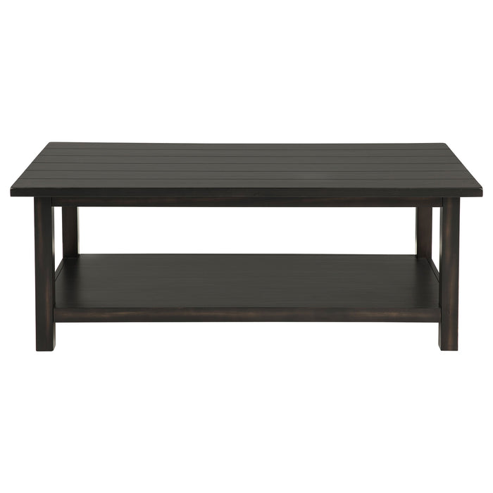 Payne  Coffee and 1-drawer End Table Set Brown