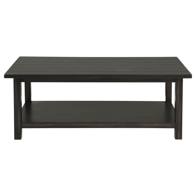 Payne Wood Coffee Table with Shelf