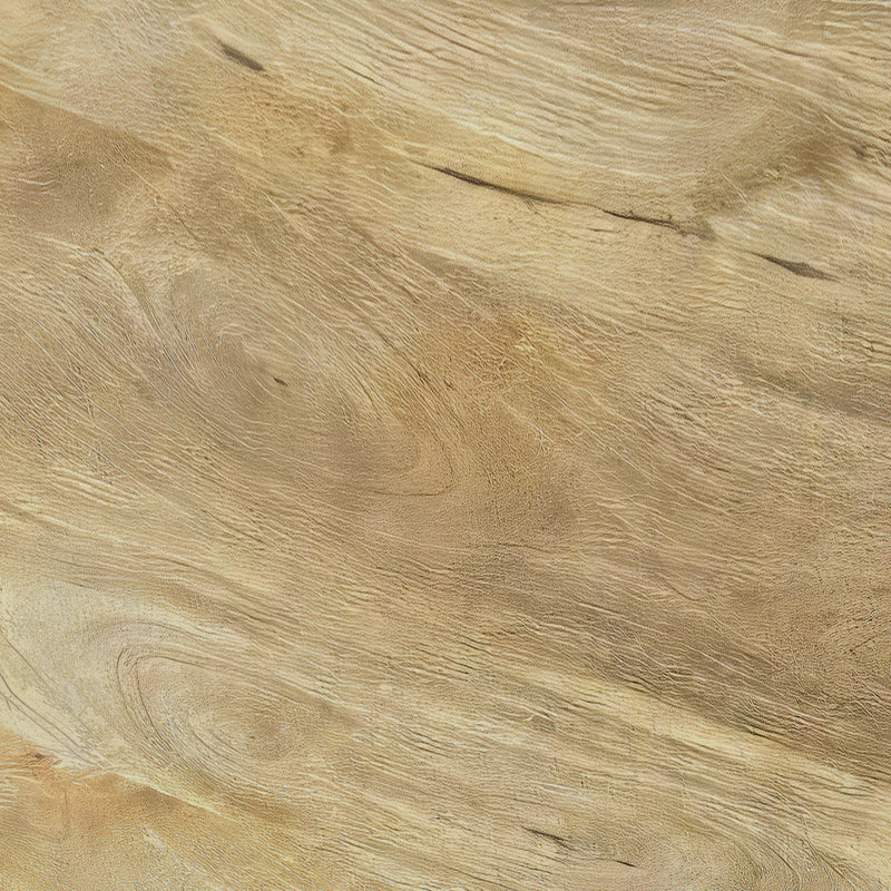 Touhy Mesa auxiliar redonda de madera maciza, mango natural