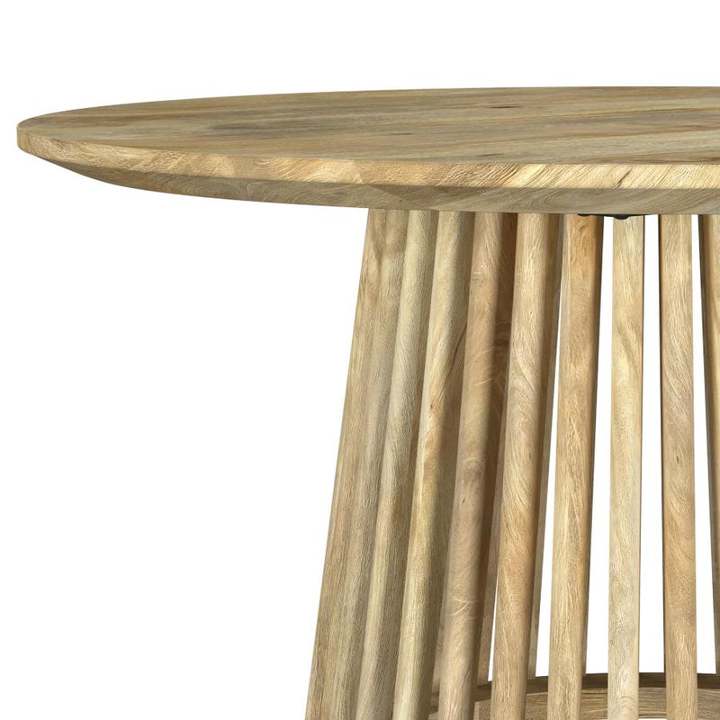 Touhy Round Solid Wood Cocktail Coffee Table