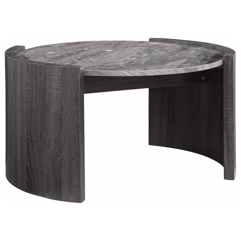 Gladstone Coffee and End Table Set Distressed Grey