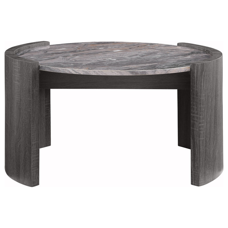 Gladstone Coffee and End Table Set Distressed Grey