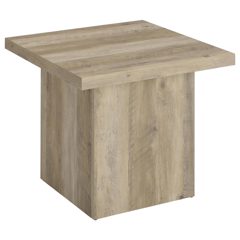 Mesa auxiliar de madera de ingeniería Devar Square