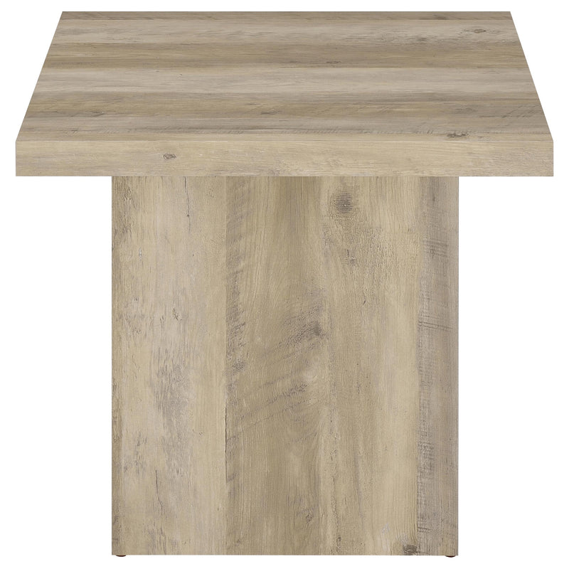 Mesa auxiliar de madera de ingeniería Devar Square