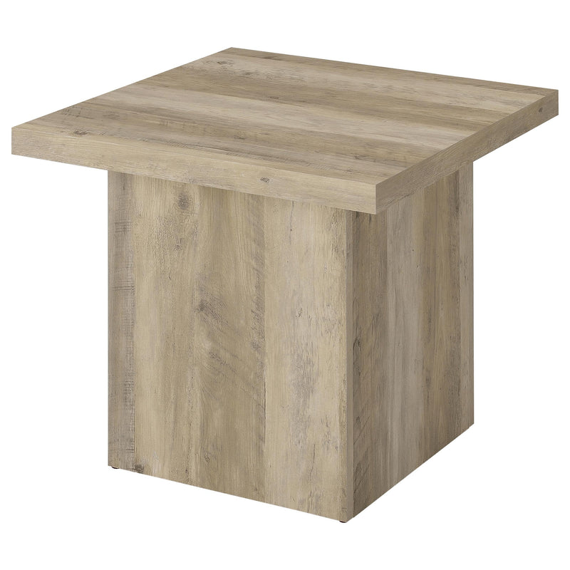 Mesa auxiliar de madera de ingeniería Devar Square