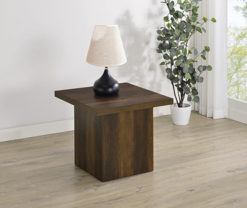 Mesa auxiliar de madera de ingeniería Devar Square