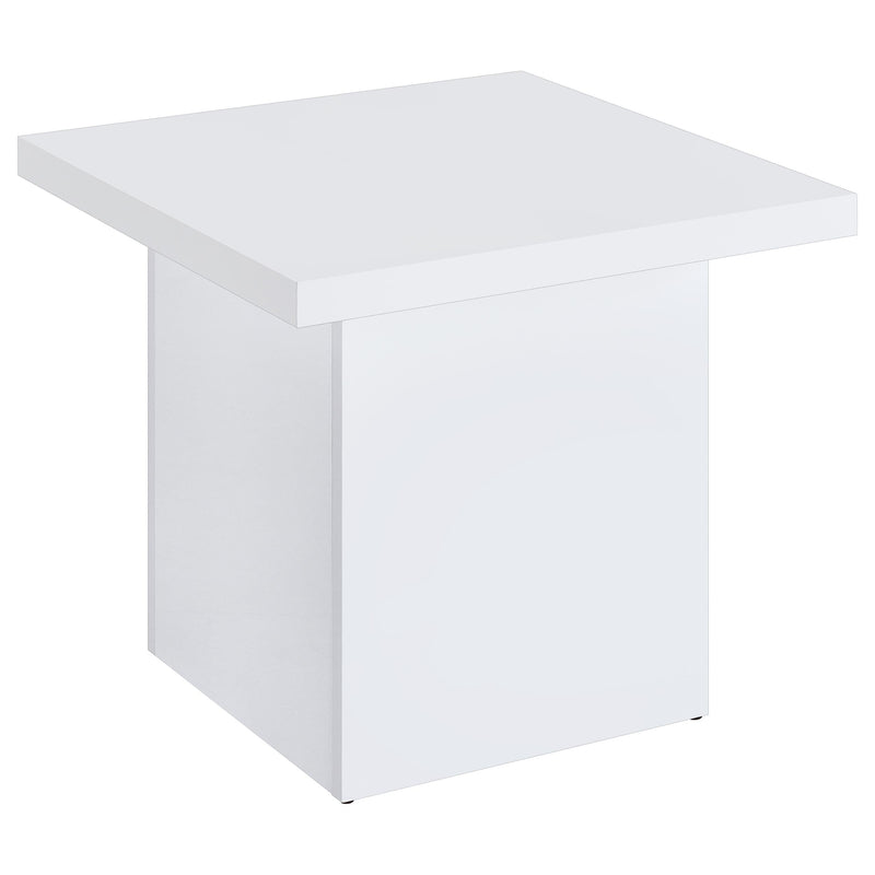 Mesa auxiliar de madera de ingeniería Devar Square