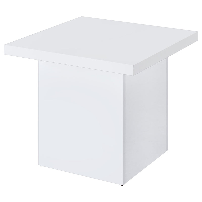 Mesa auxiliar de madera de ingeniería Devar Square