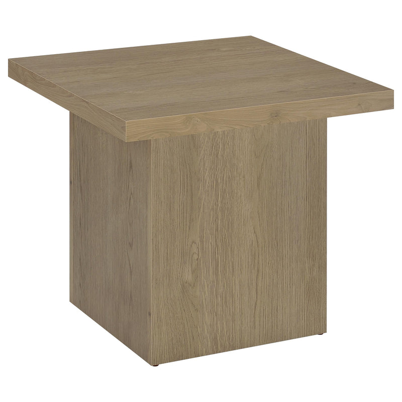 Mesa auxiliar de madera de ingeniería Devar Square